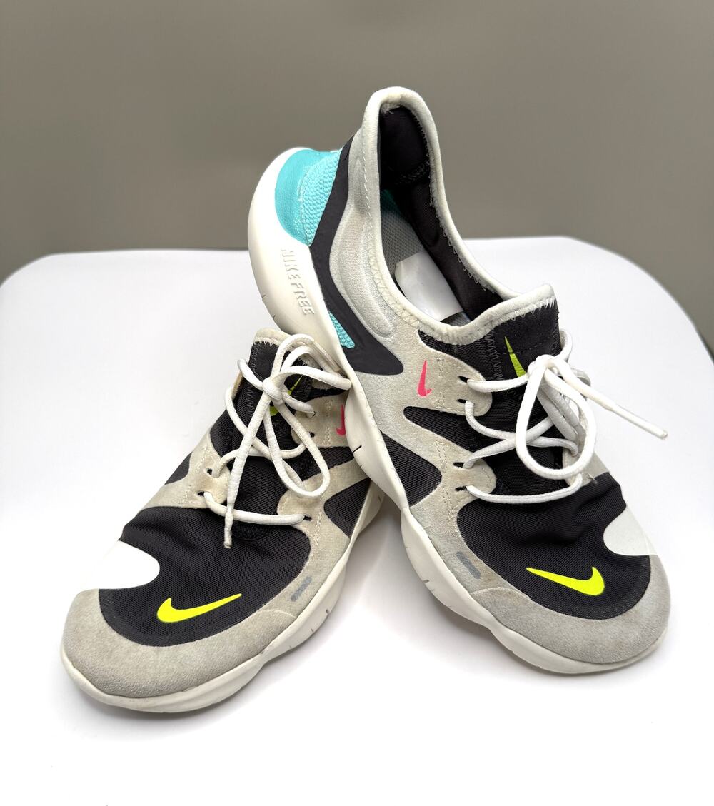 Nike Women’s Free RN 5.0 Sail Running Shoes 9.5 Thunder Gray Sneakers AQ1316-99